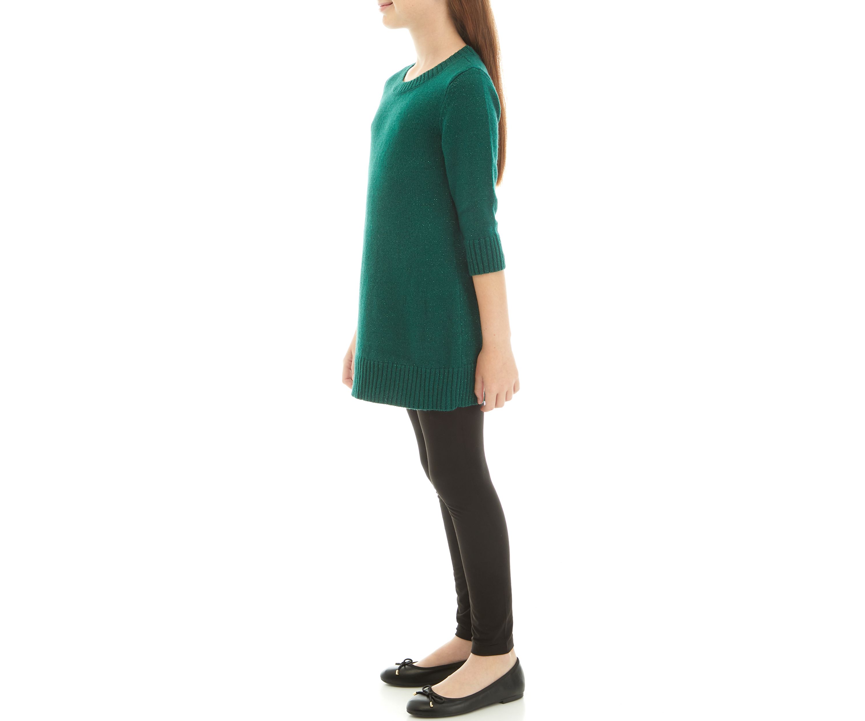 Girls 7-16 Cable Sweater Legging Set 