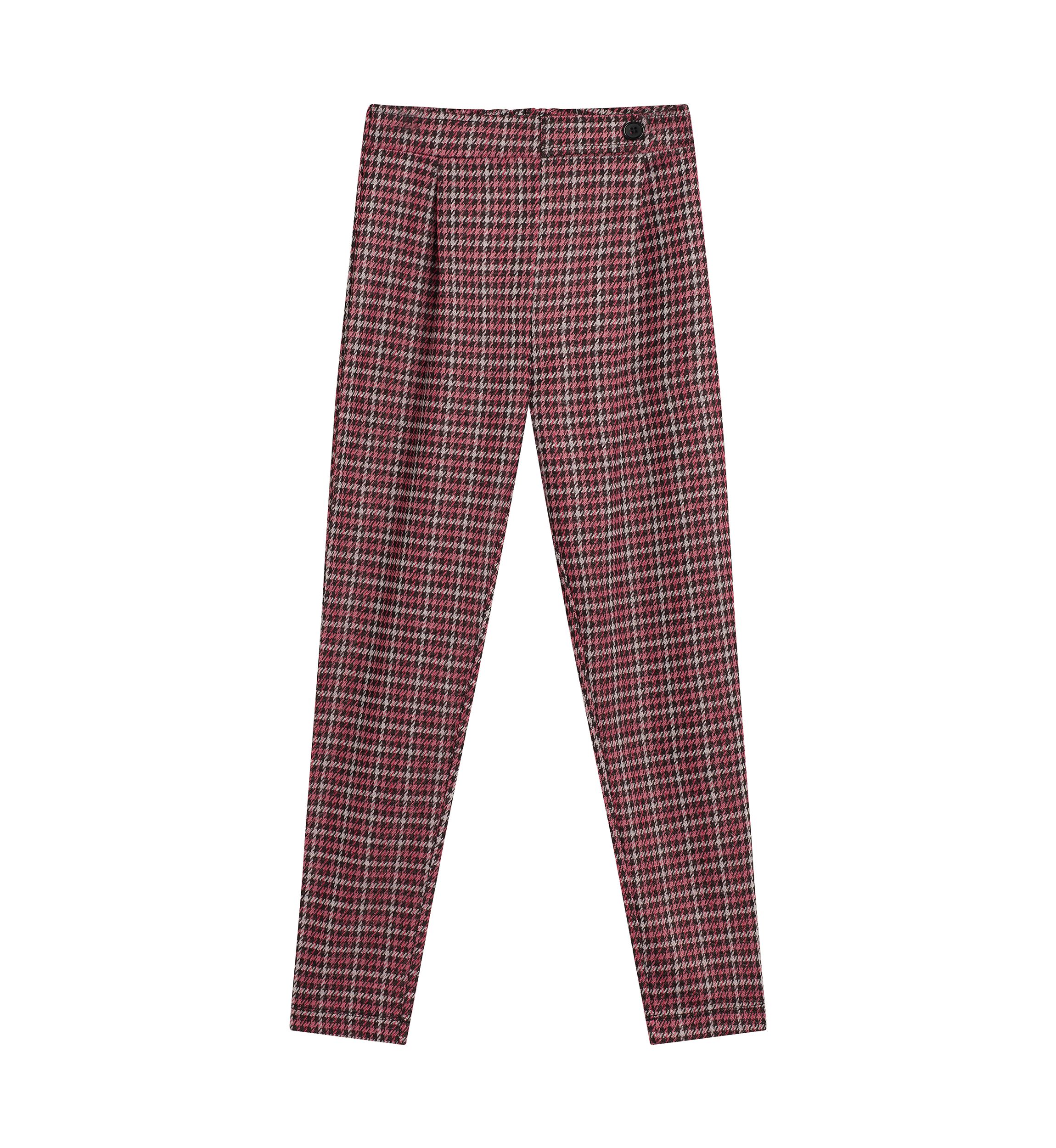 Girls 7-16 Slim Plaid Pants