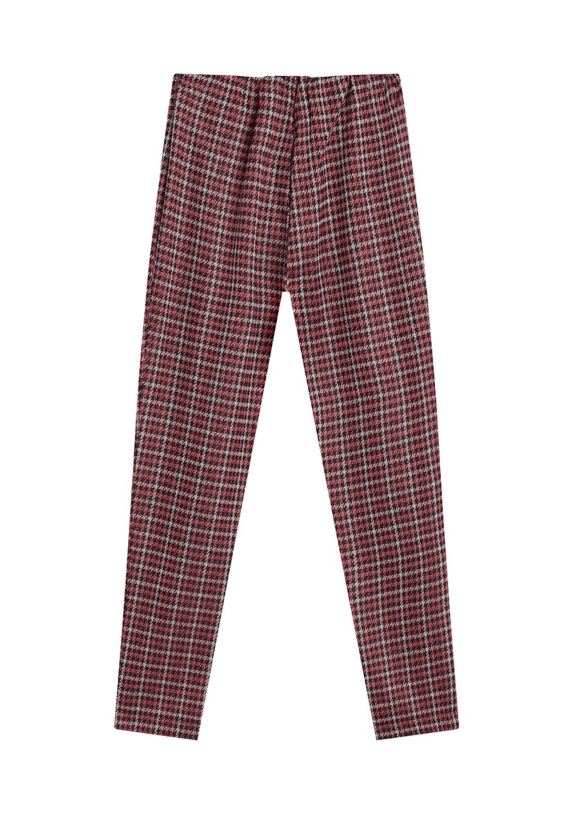 Girls 7-16 Slim Plaid Pants