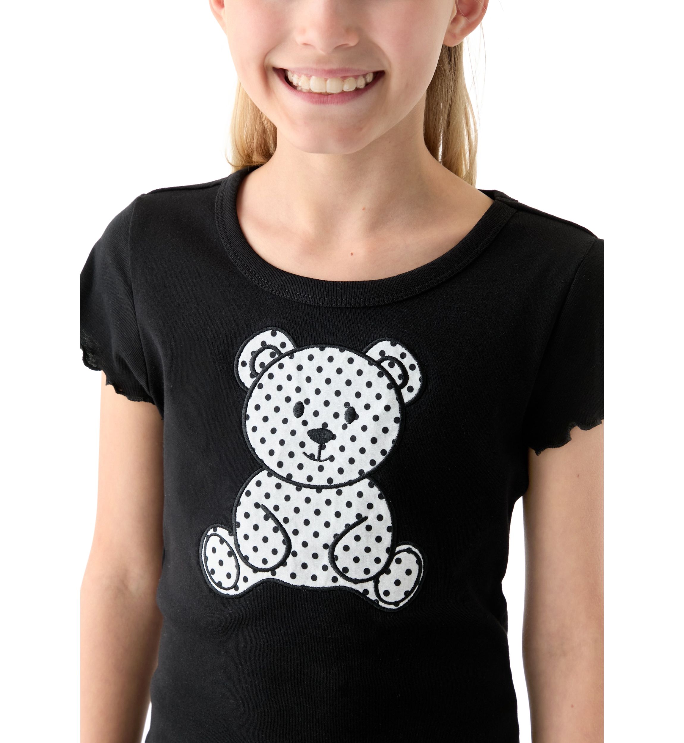 Girls 7-16 Teddy Dot Maxi Skirt Set