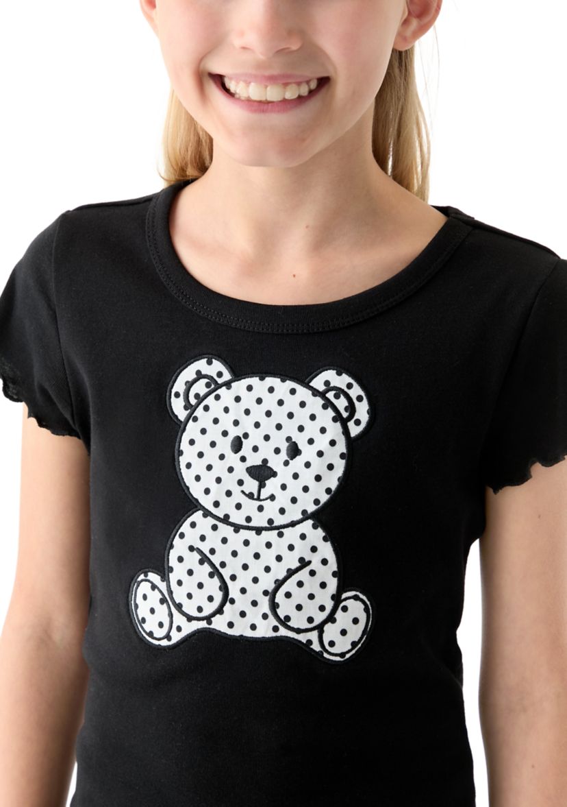 Girls 7-16 Teddy Dot Maxi Skirt Set