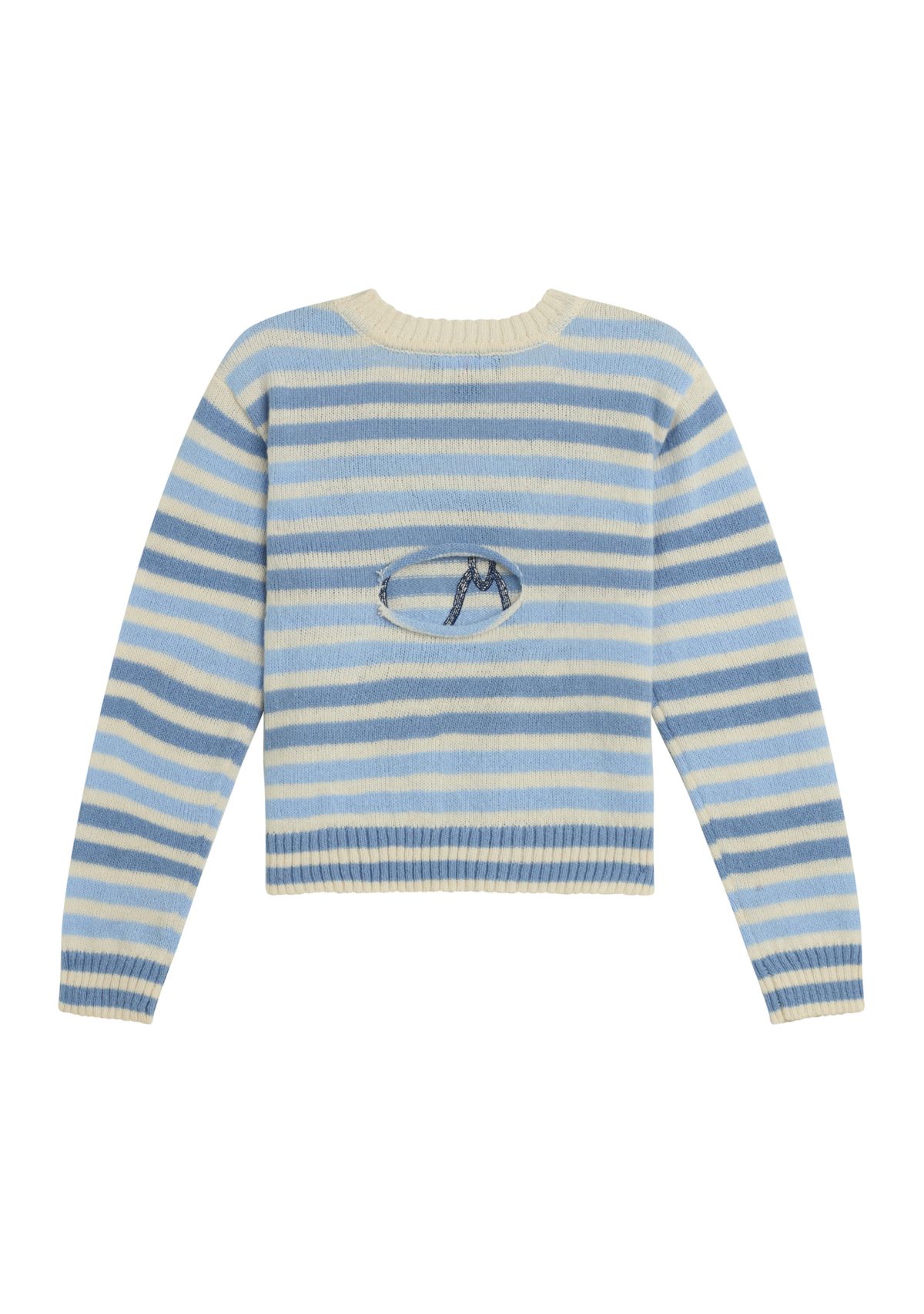 Girls 7-16 Long Sleeve Striped Sweater 