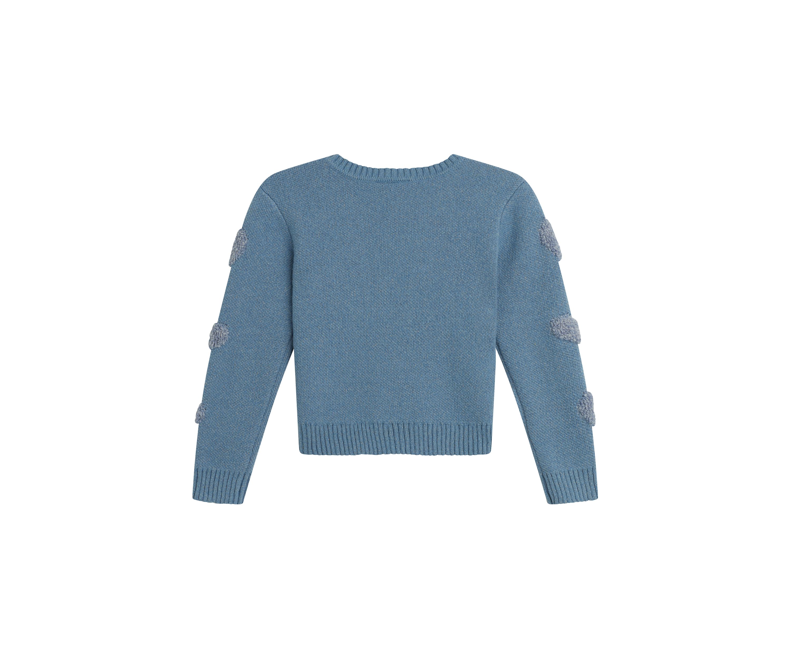 Girls 7-16 Pullover Heart Sweater