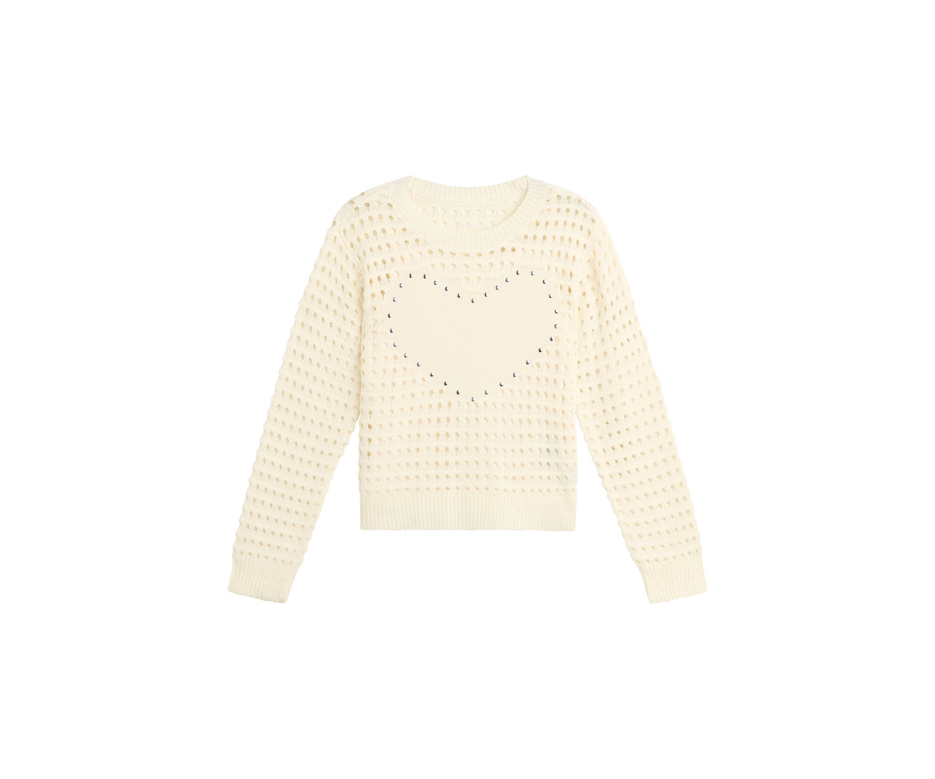 Girls 7-16 Long Sleeve Heart Top