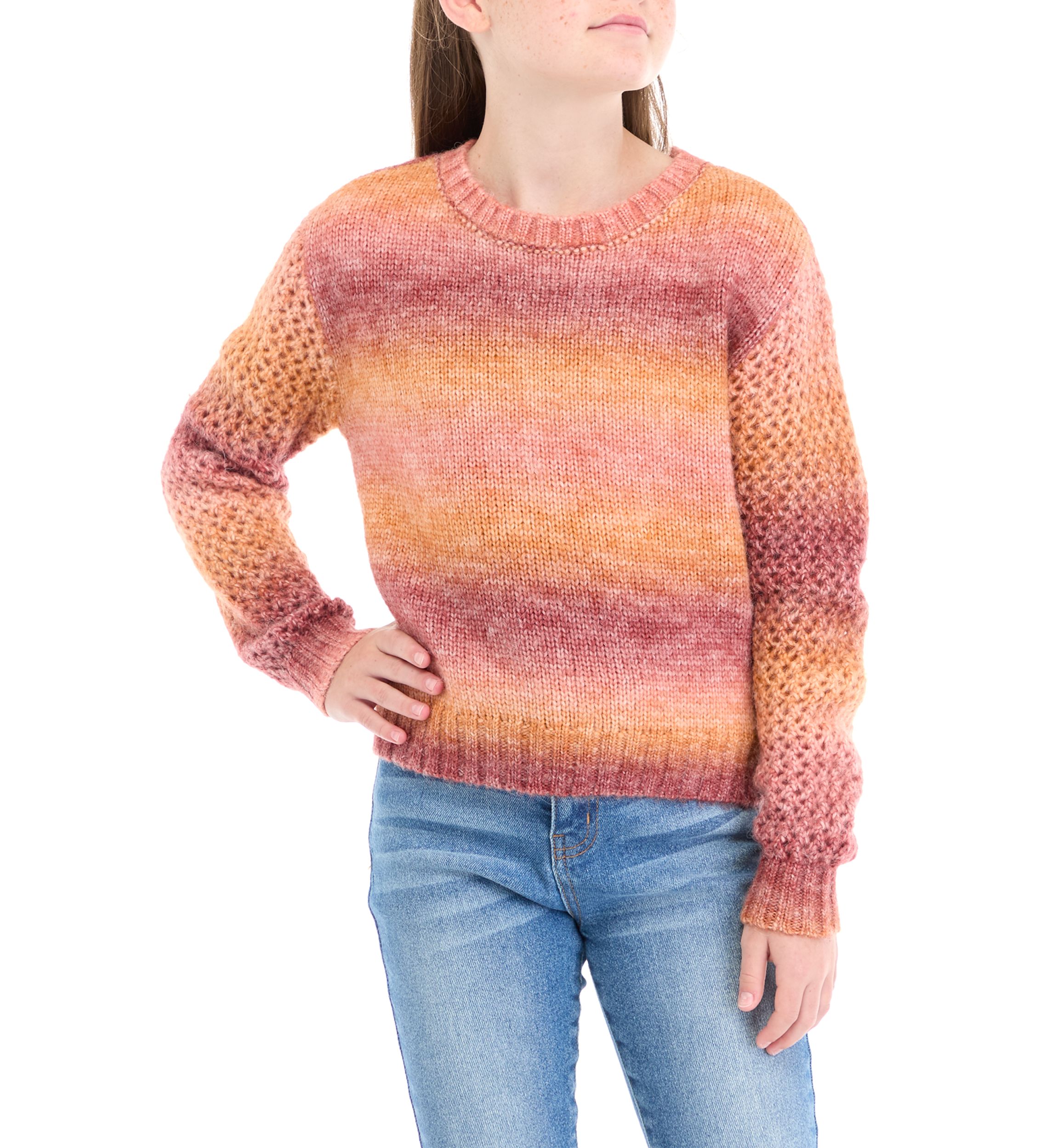 Girls 7-16 Ombré Sweater