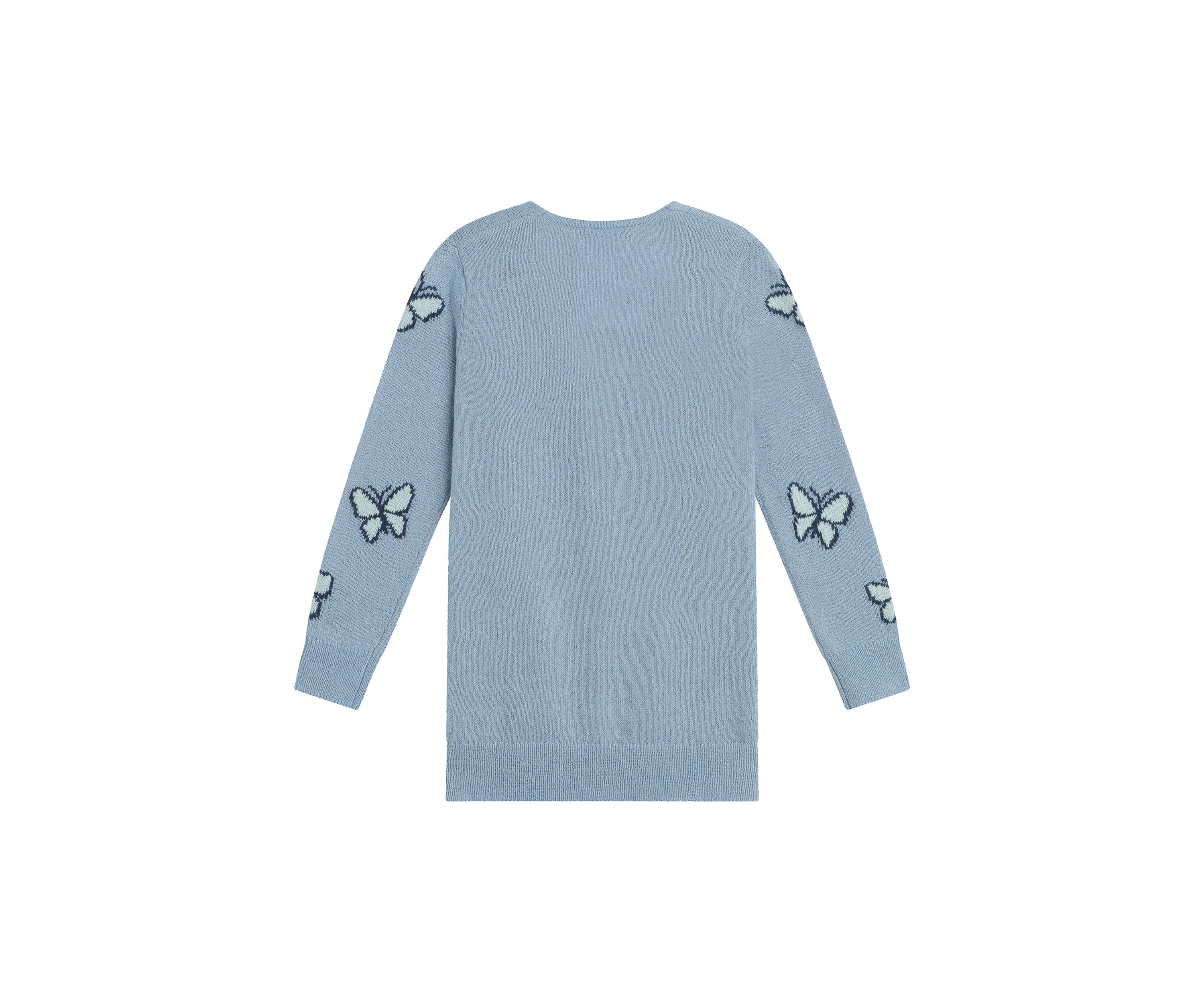 Girls 7-16 Butterflies Printed Cardigan