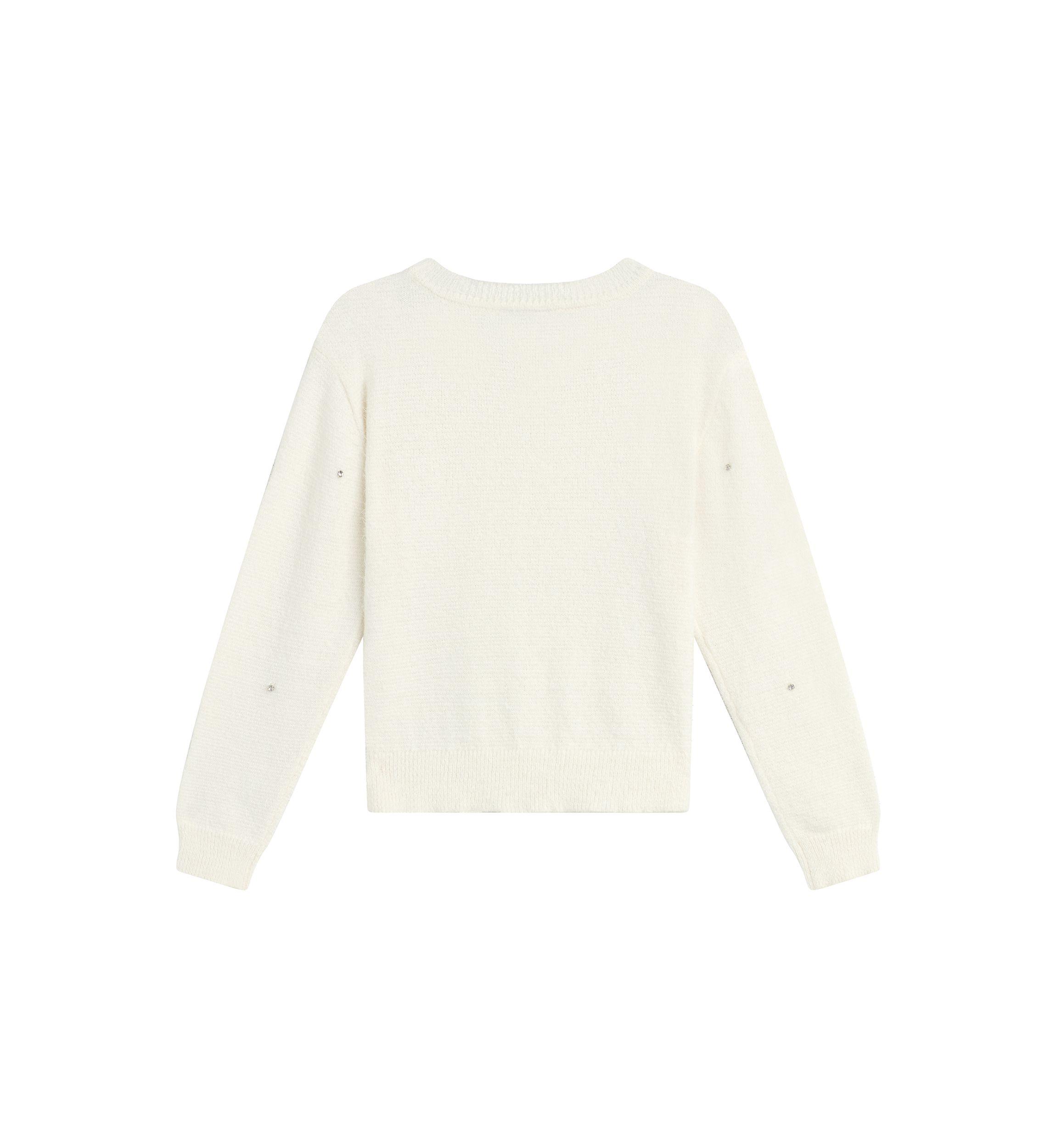 Girls 7-16 Eyelash Rhinestone Sweater