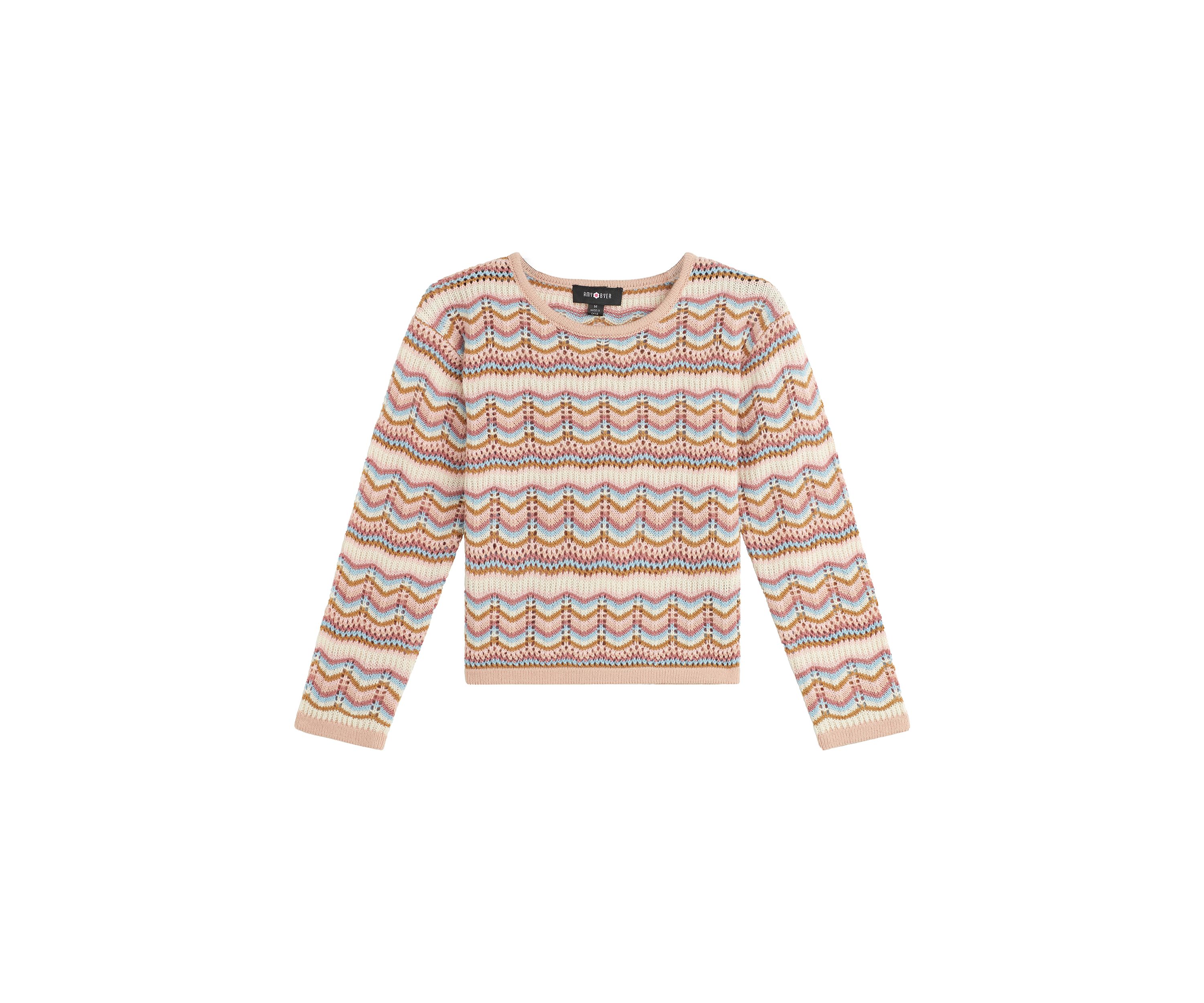 Amy Byer Girls 7-16 Zig Zag Sweater Belk