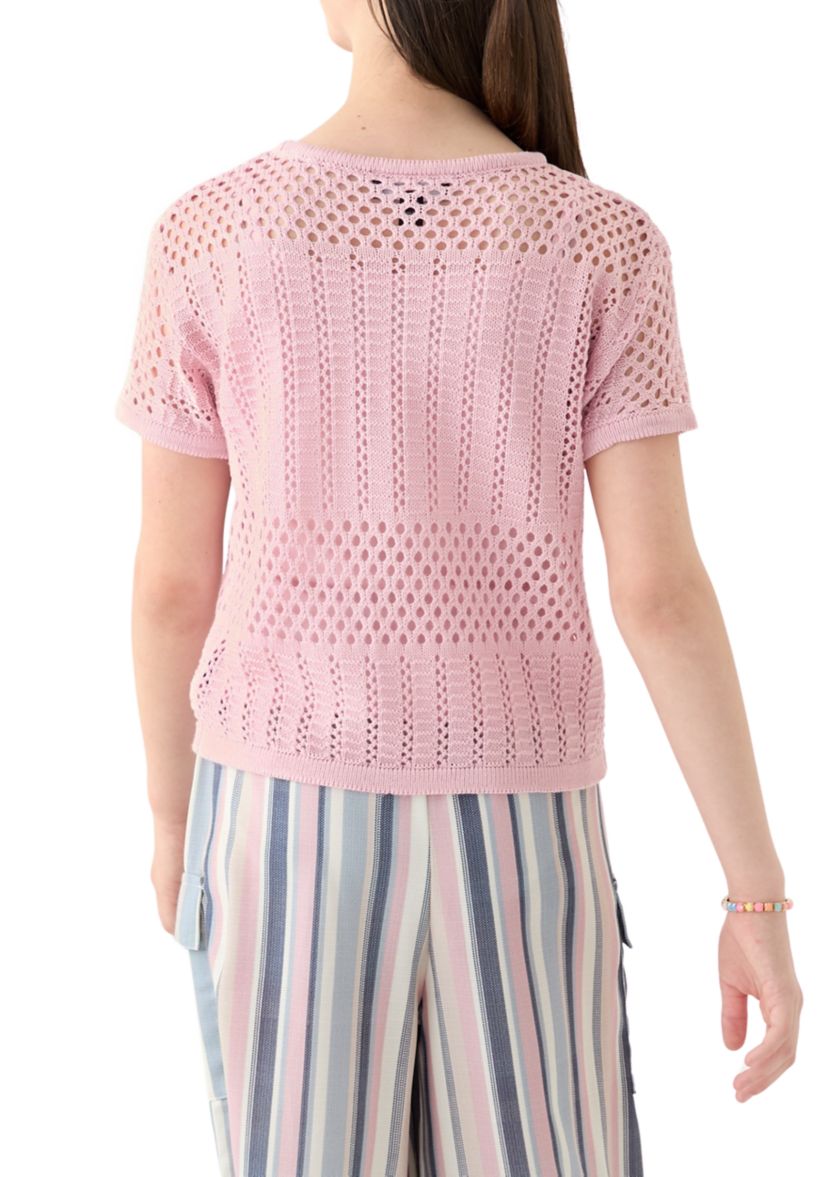 Girls 7-16 Sweater Knit Top 