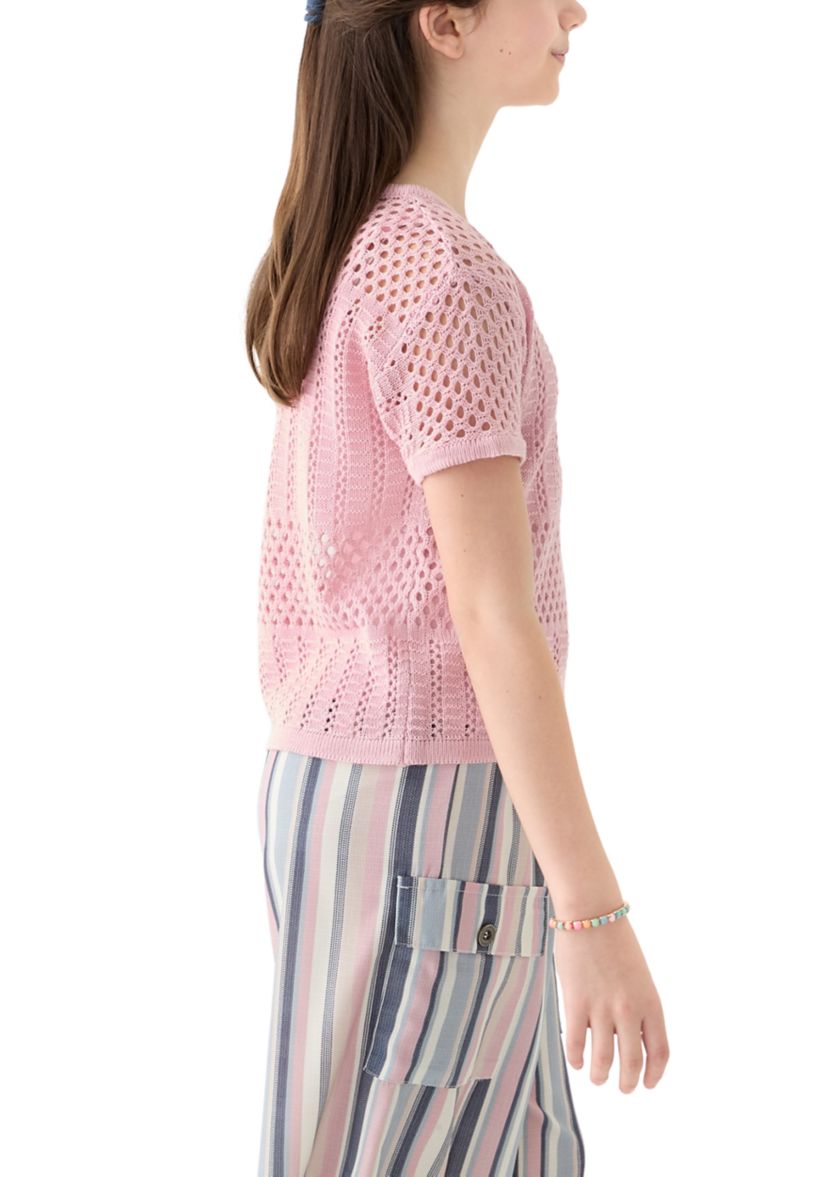 Girls 7-16 Sweater Knit Top 