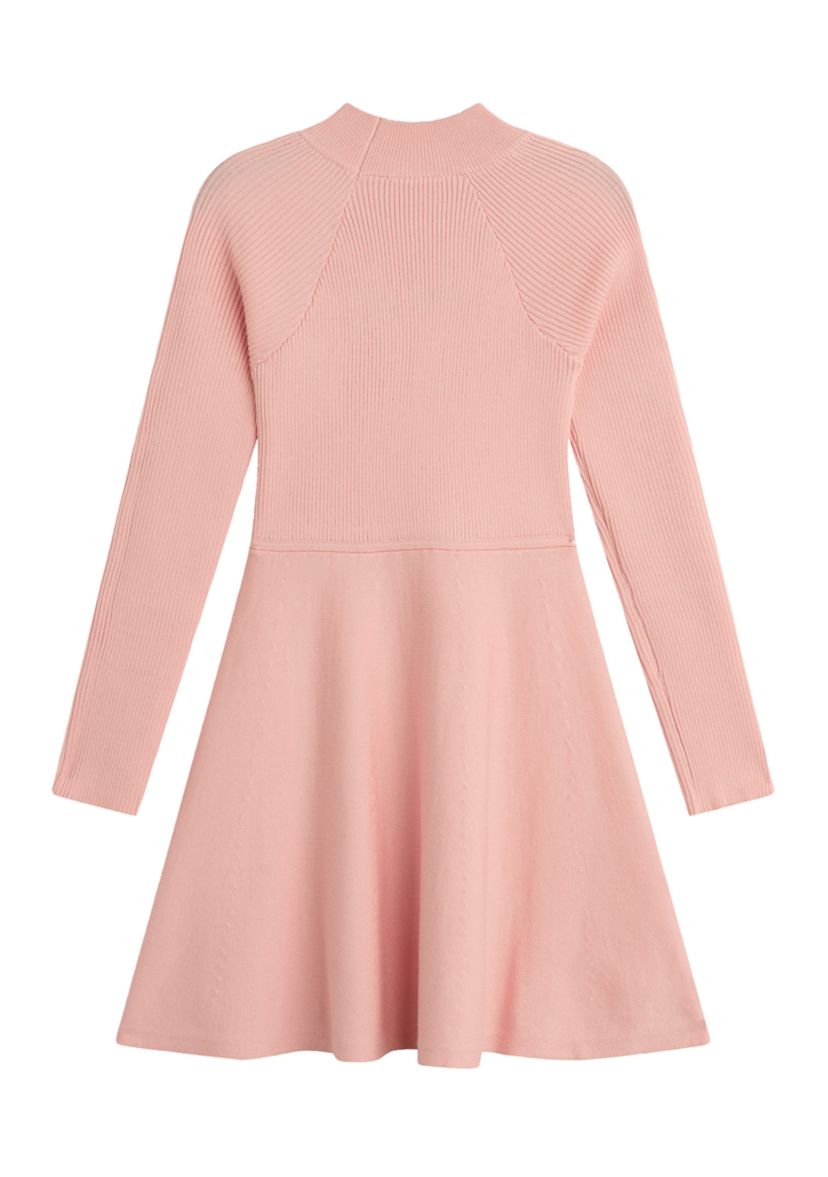 Girls 7-16 Fit and Flare Sweater Dress