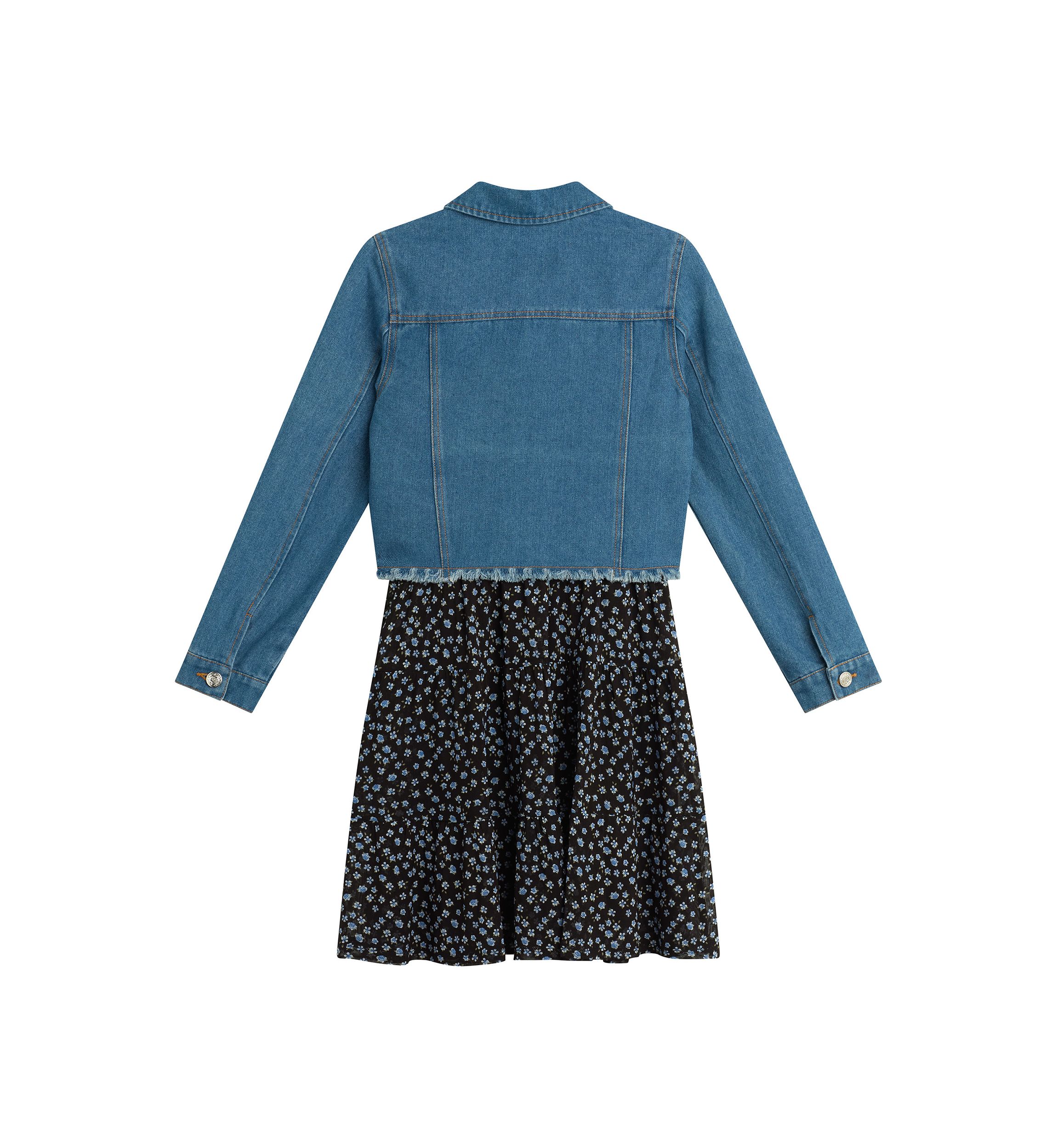 Girls 7-16 Jacket and Heart Dress Set 