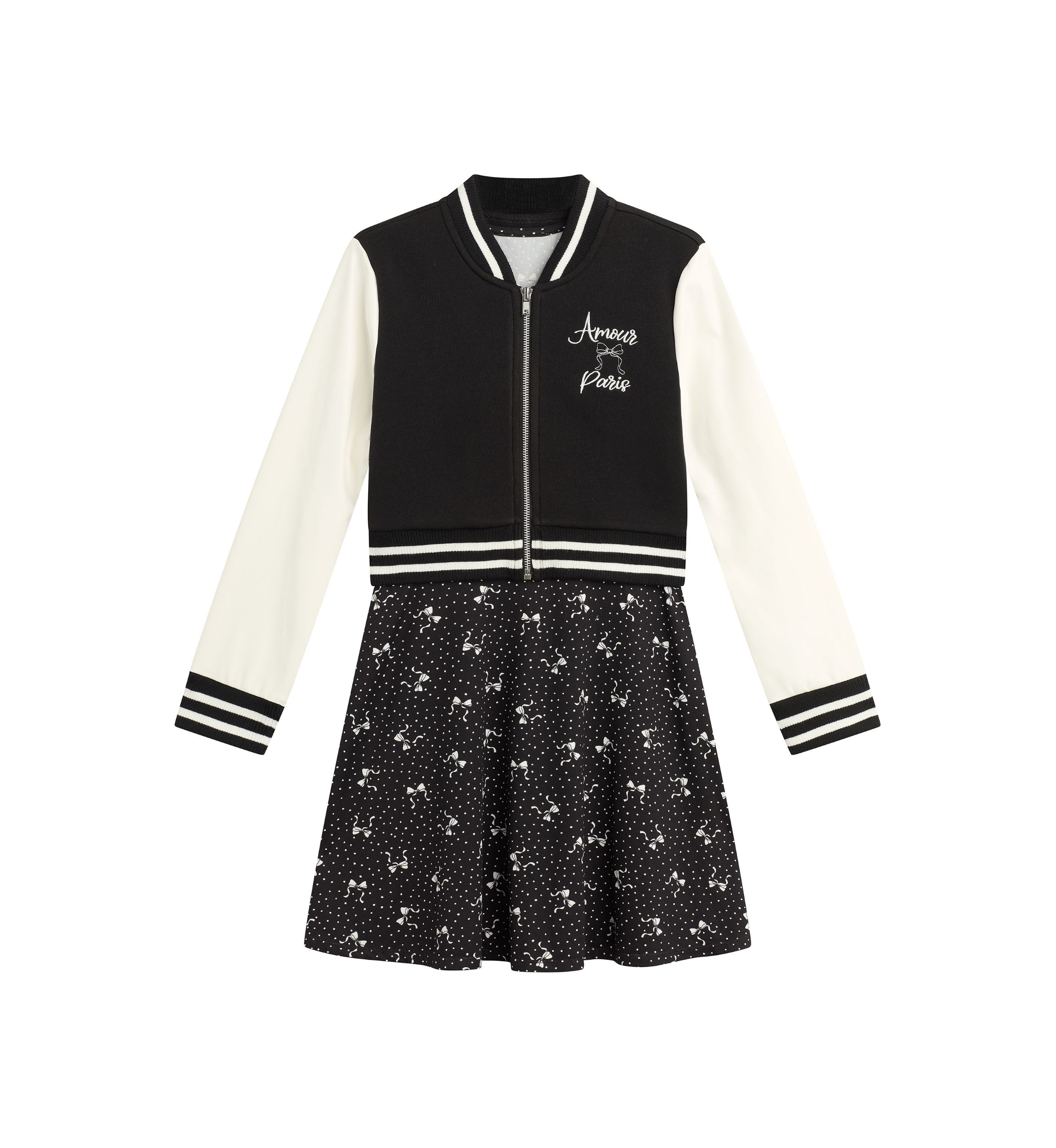 Girls 7-16 Varsity Jacket Dress