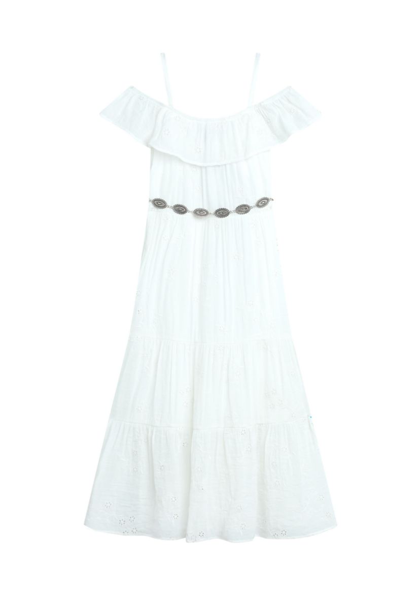 knee length dresses for ladies Jaz Hand Lace Maxi Dress White — Maxi Dresses main image 0