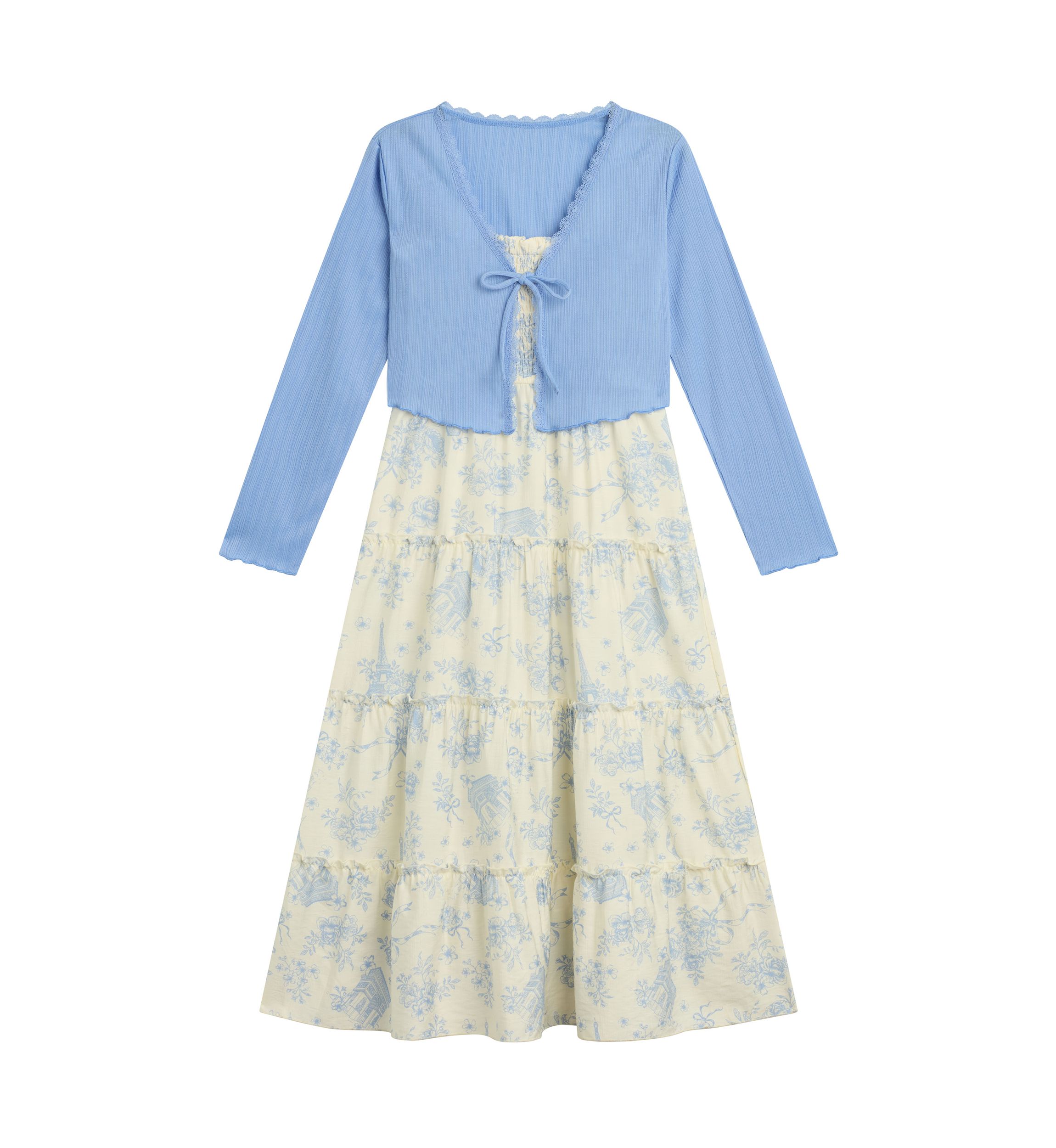 white christmas dresses White Christmas Sisters Judy and Betty Haynes Blue Dress – LausenCrafts main image 0