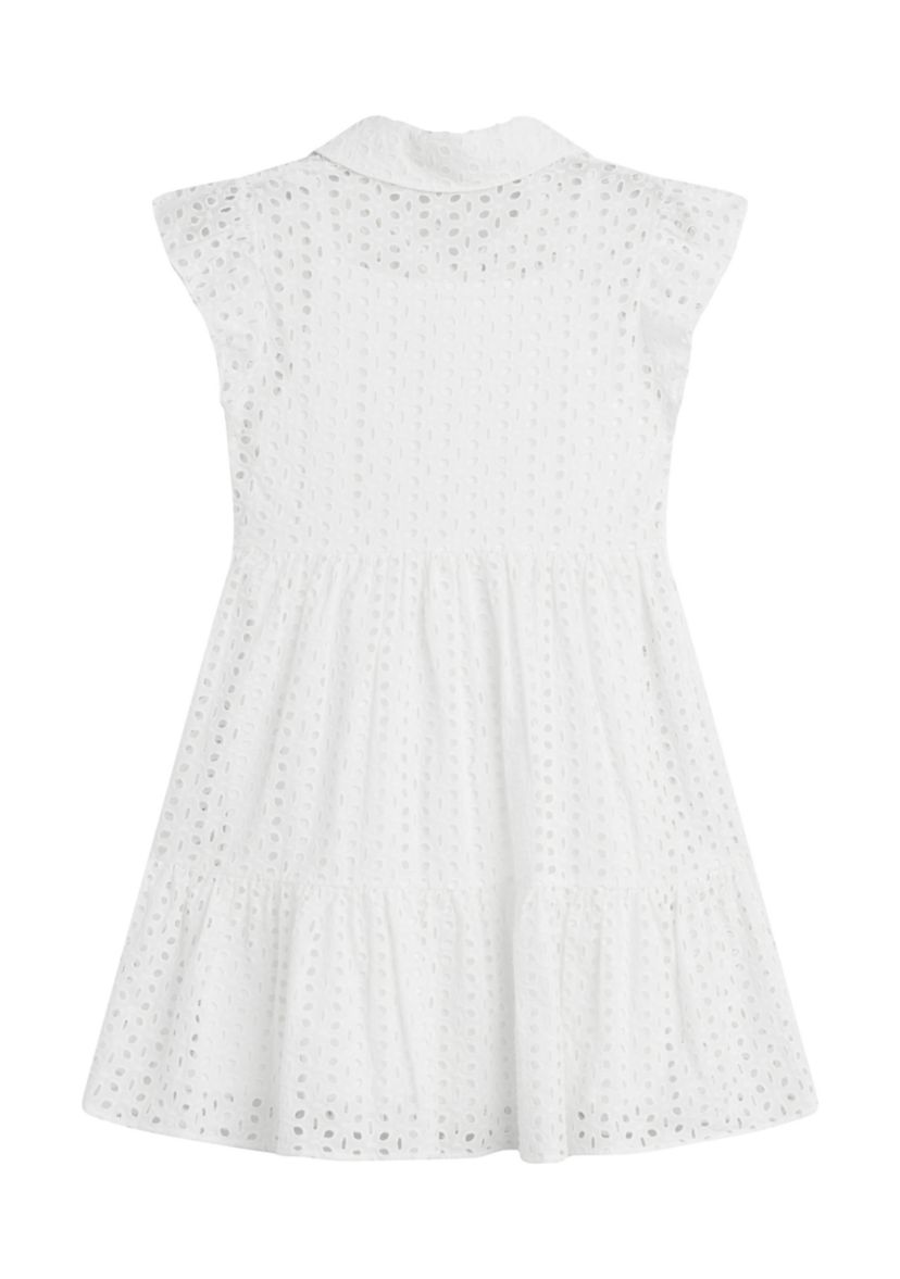 Girls 7-16 Eyelet Shirtdress