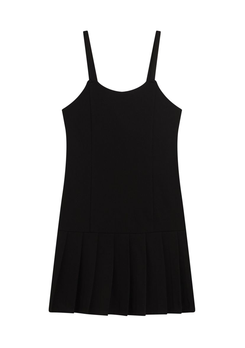 Girls 7-16 Pleated Jumper Dress Set