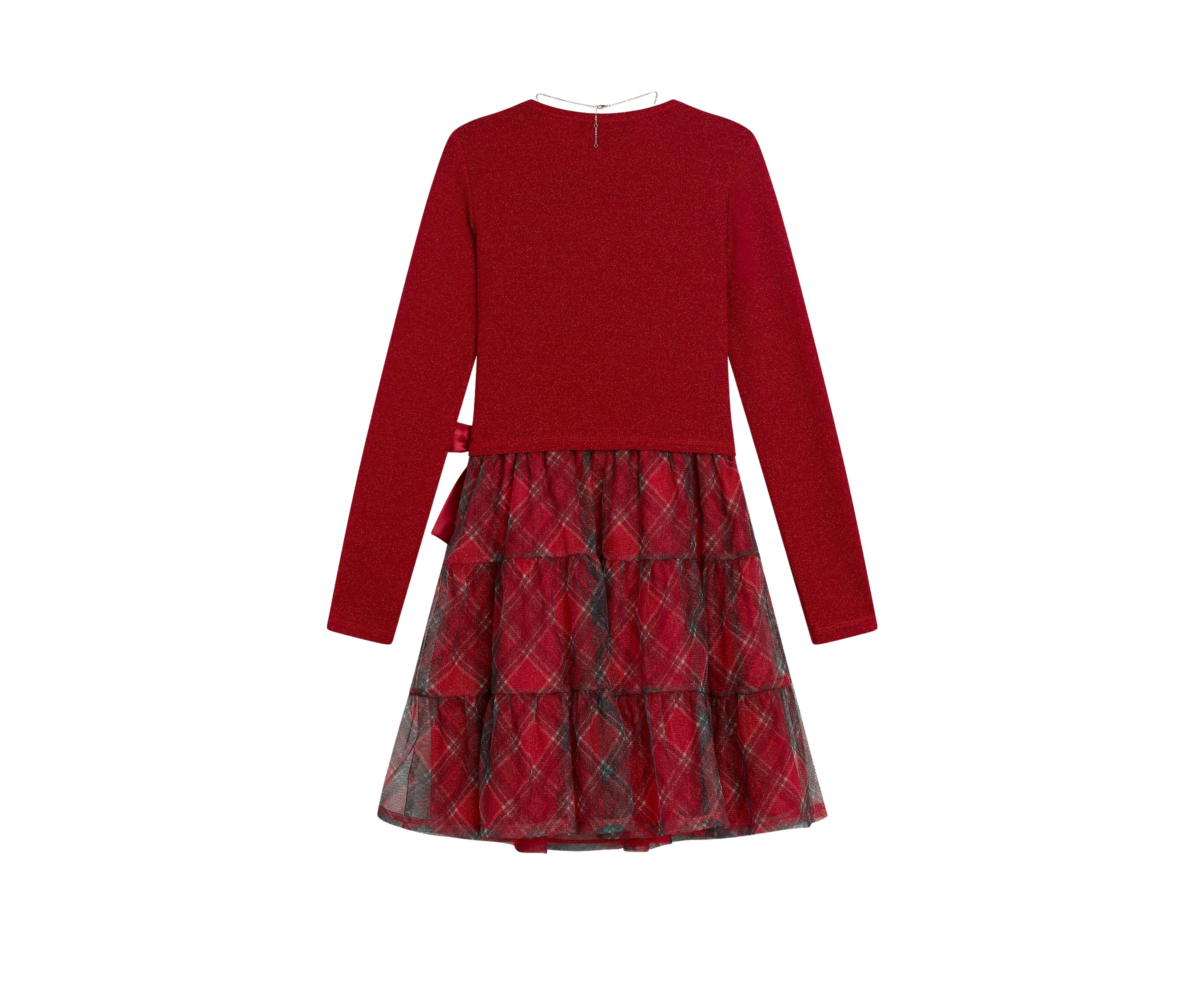 Girls 7-16 Sparkle Knit Dress with Jacket