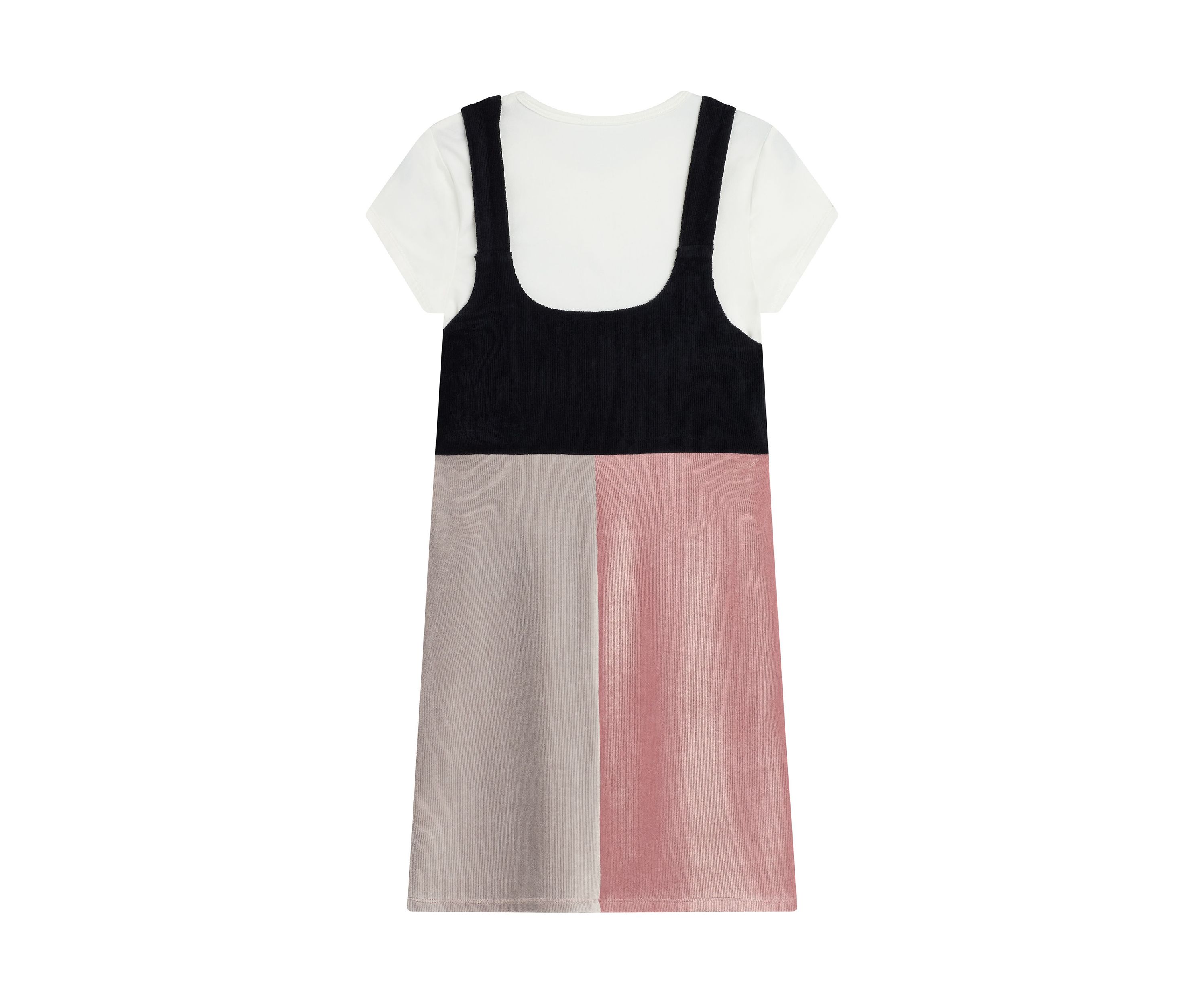 Girls 7-16 Printed Jumper Dress Set