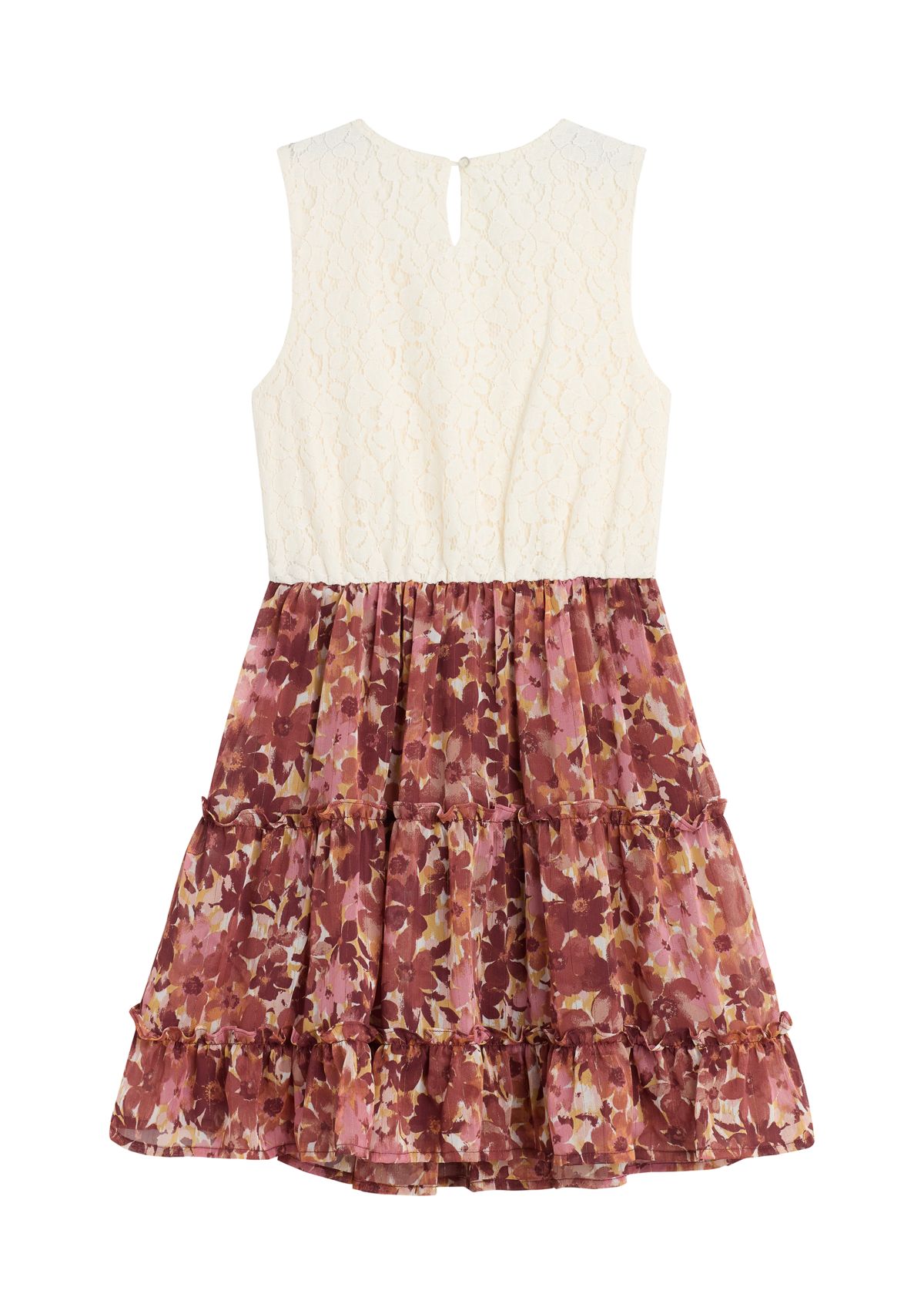 Girls 7-16 Suede Vest Dress Set