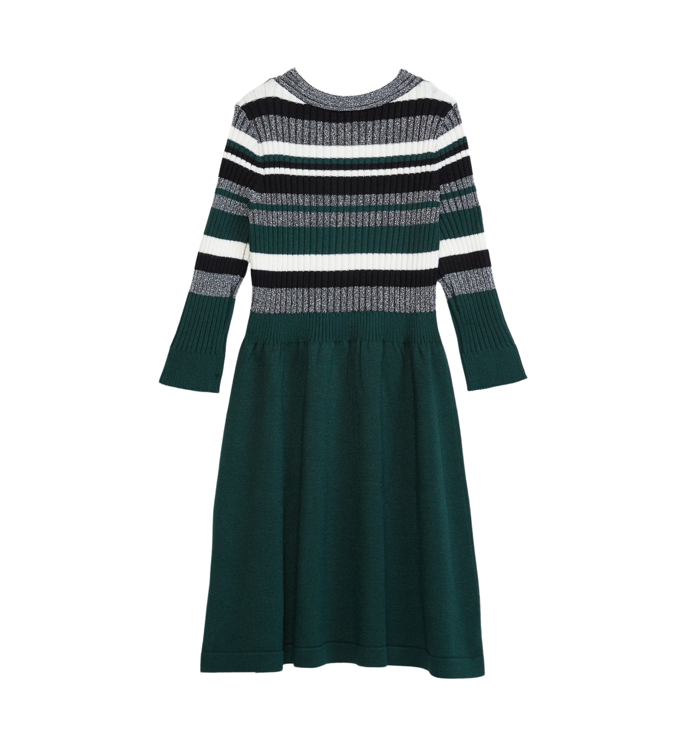 Girls 4-6x Metallic Stripe Sweater Dress