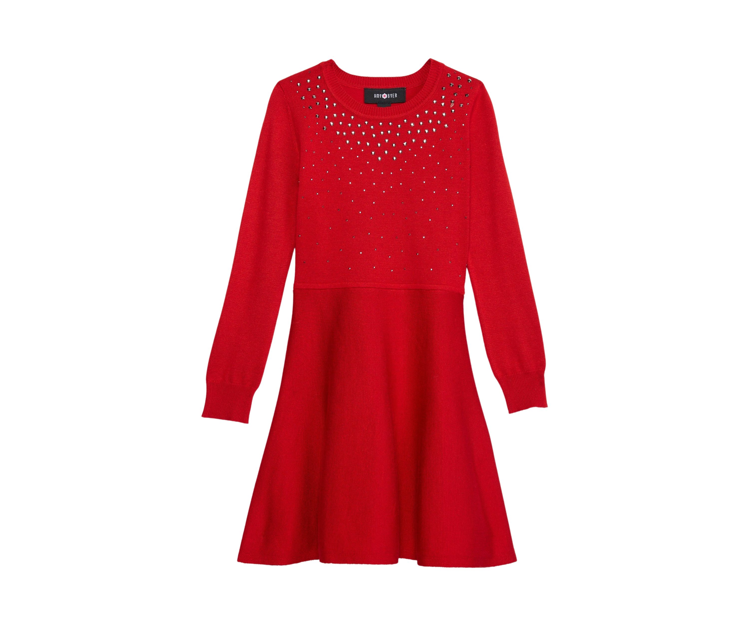 Girls 4-6x Sparkle Sweater Dress 