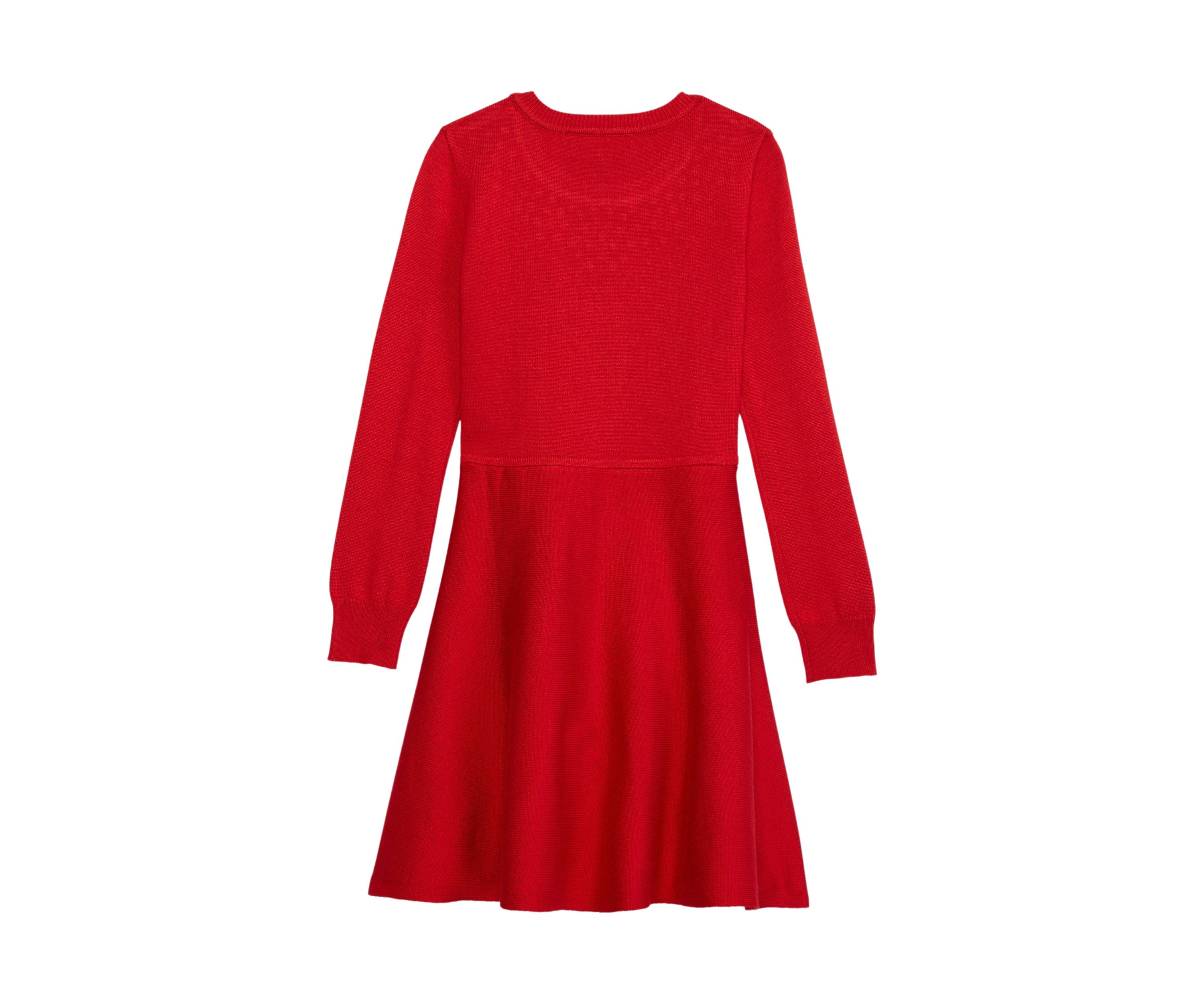 Girls 4-6x Sparkle Sweater Dress 