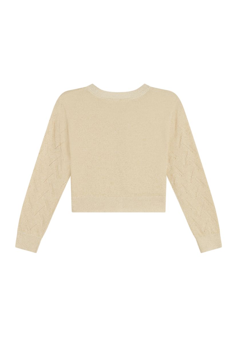 Girls 4-6x Metallic Cardigan