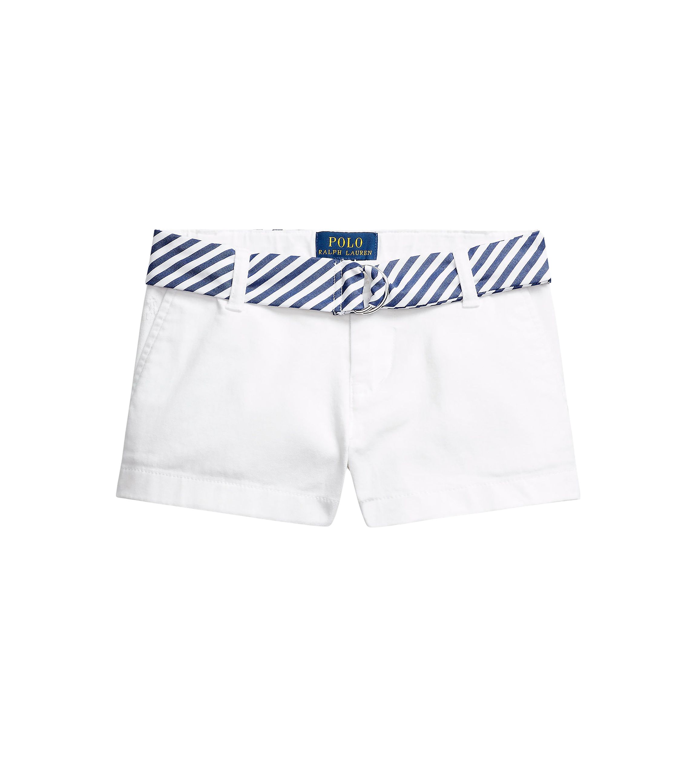 Girls 4-6x Belted Stretch Chino Shorts