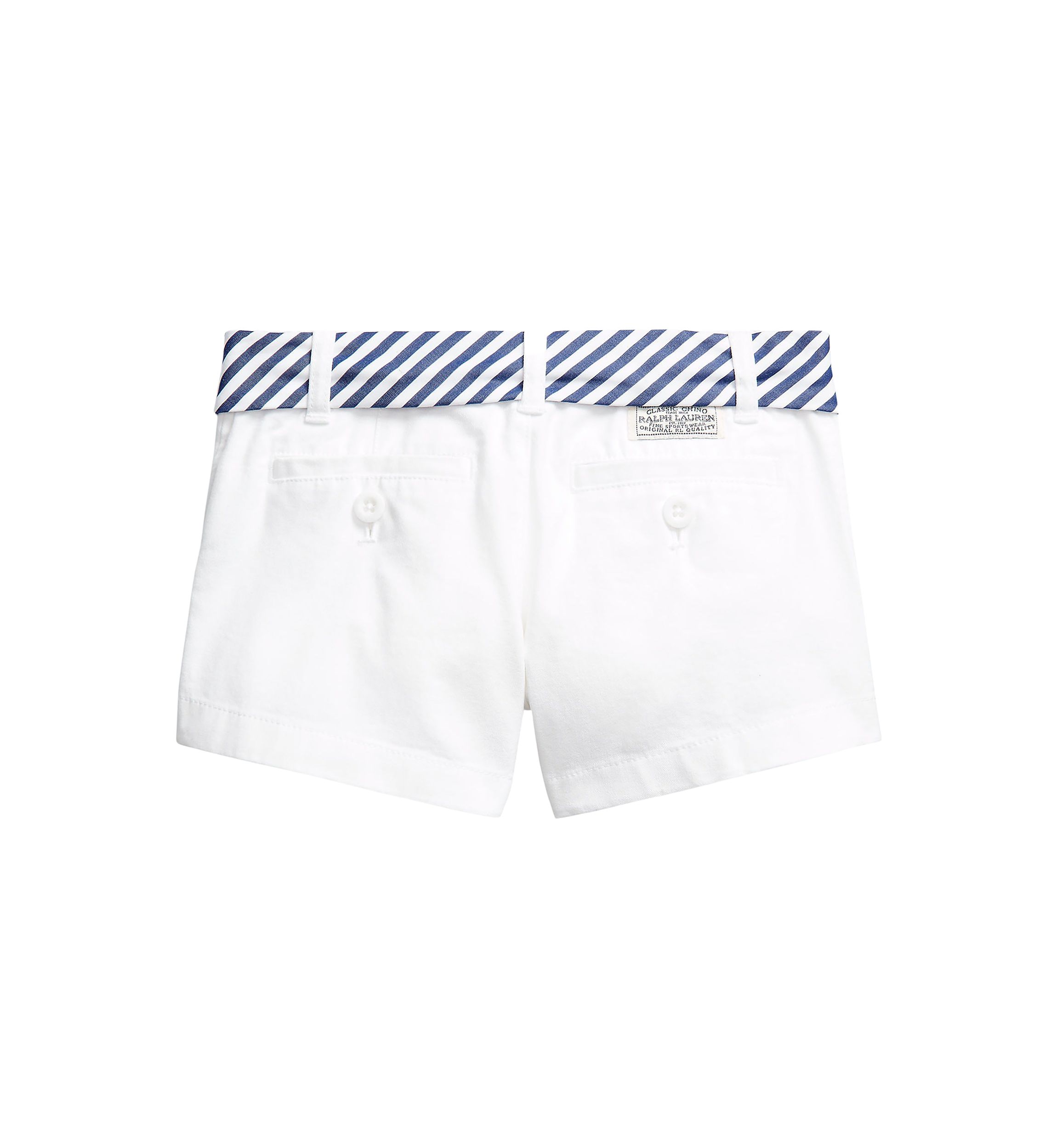 Girls 4-6x Belted Stretch Chino Shorts