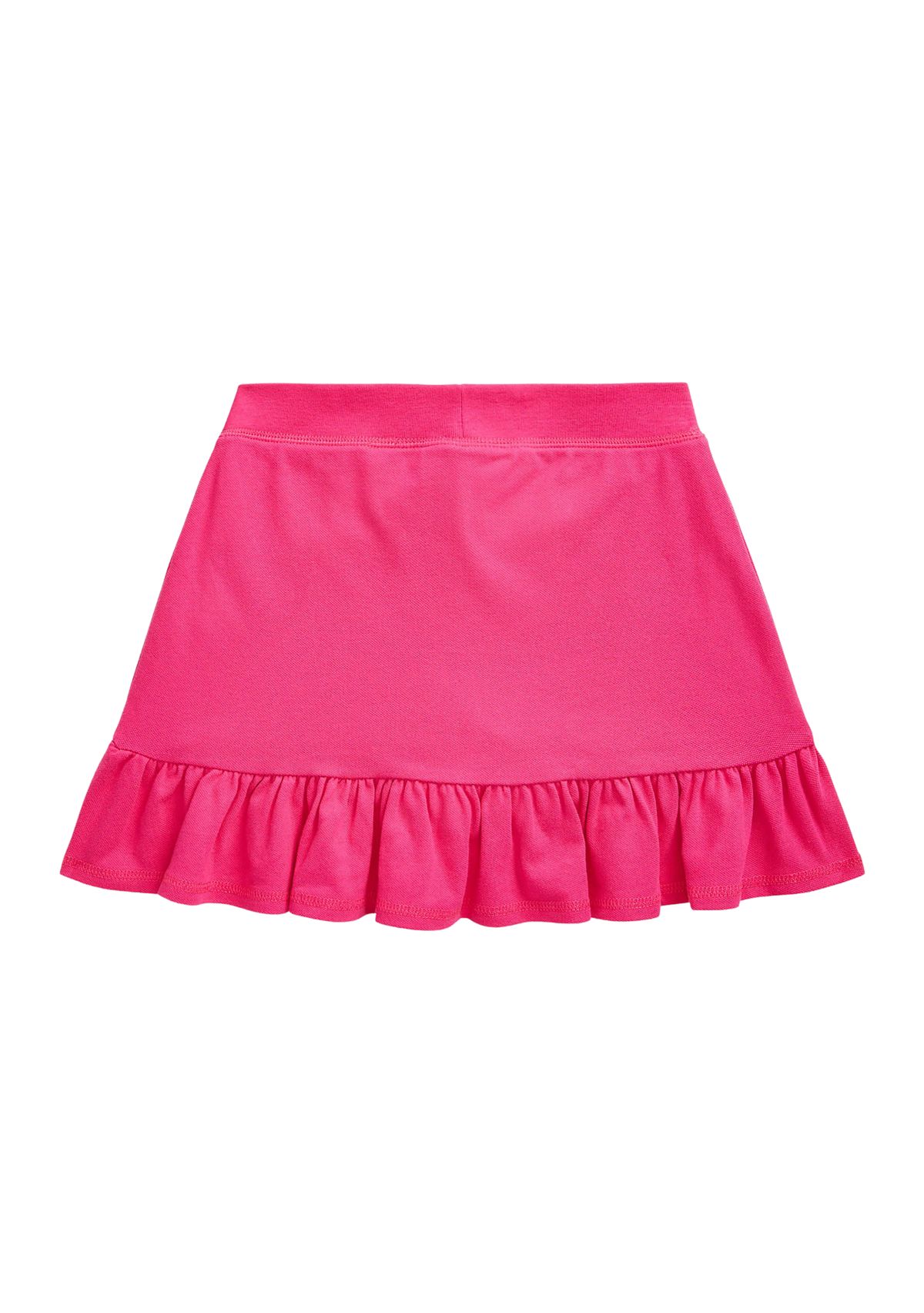 Girls 7-16 Ruffled Stretch Mesh Skort