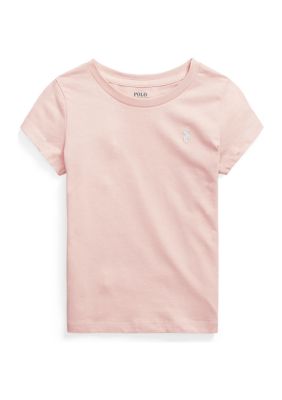 Ralph Lauren Childrenswear Girls 2-6x Cotton Jersey T-Shirt, Pink