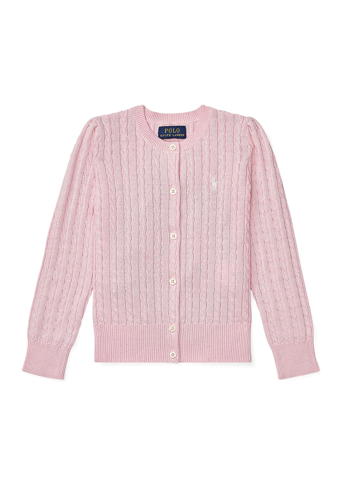 Girls 2-6x Mini Cable Cotton Cardigan