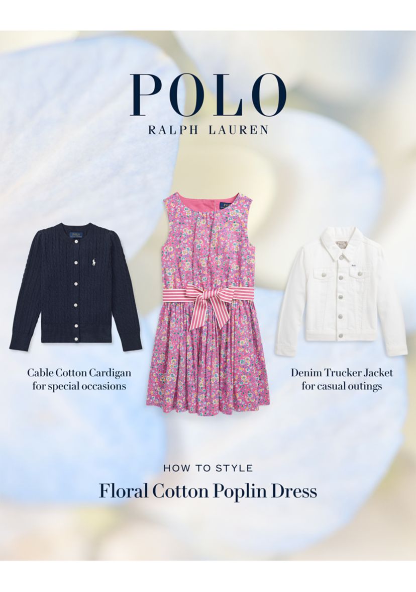 Girls 2-6x Mini Cable Cotton Cardigan