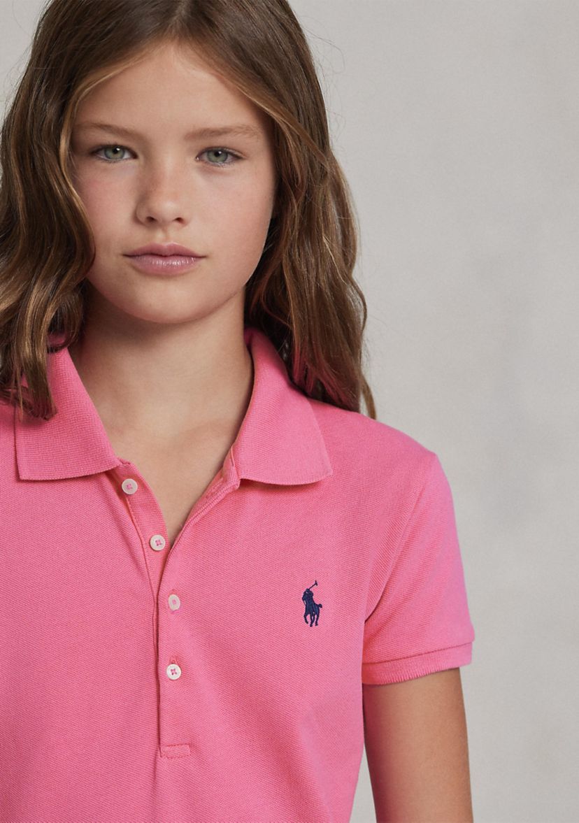 Mesh Polo Dress Girls 7-16