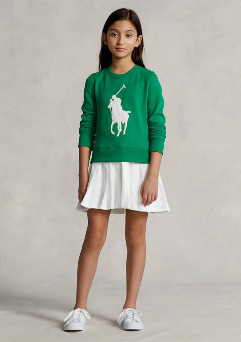 Ralph Lauren Childrenswear Girls 7-16 Big Pony Fleece