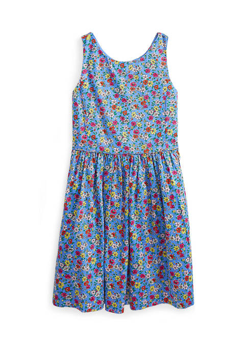 Ralph Lauren Childrenswear Girls 4-6x Floral Cotton Poplin