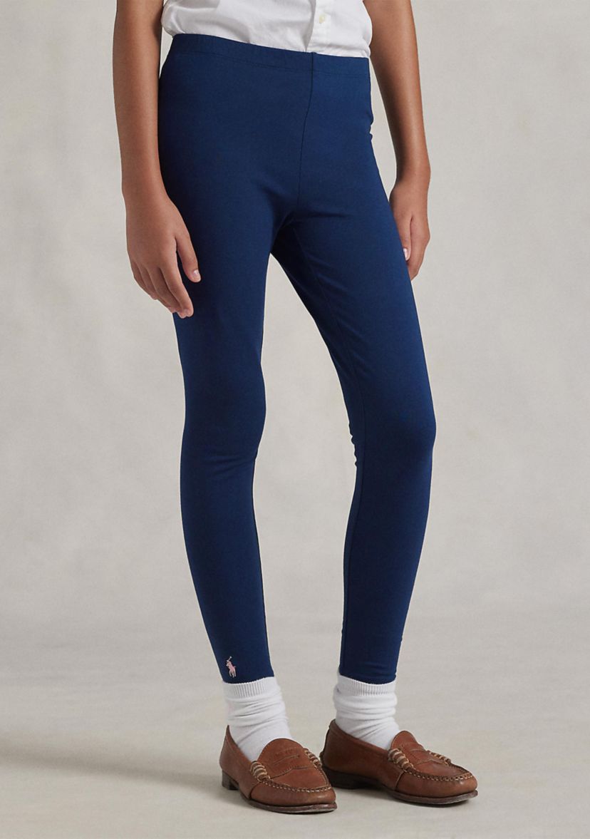 Girls 7-16 Stretch Cotton Jersey Leggings
