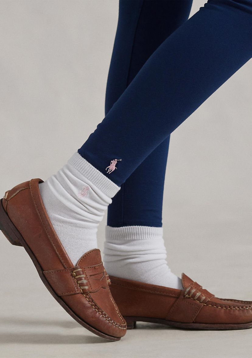 Girls 7-16 Stretch Cotton Jersey Leggings