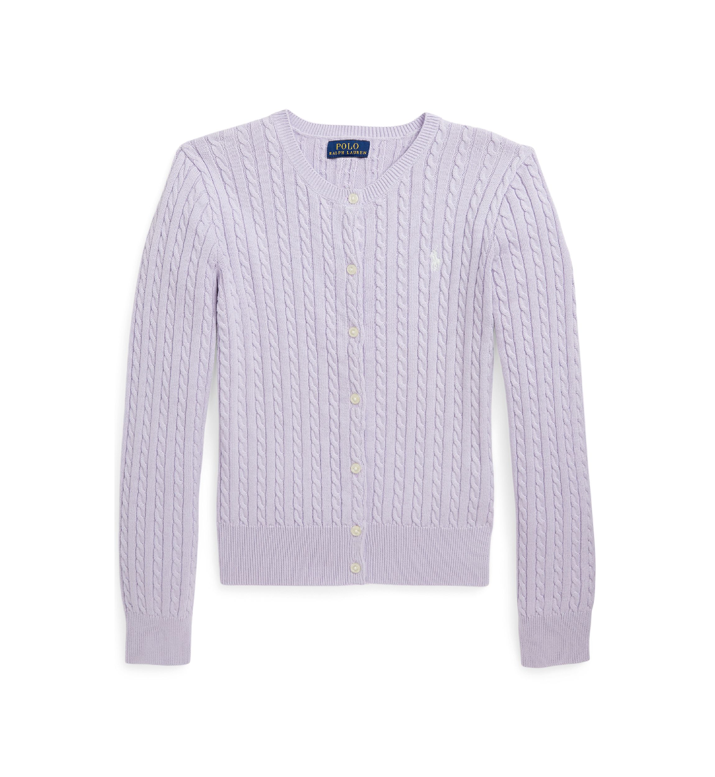 Girls 7-16 Mini Cable Cotton Cardigan