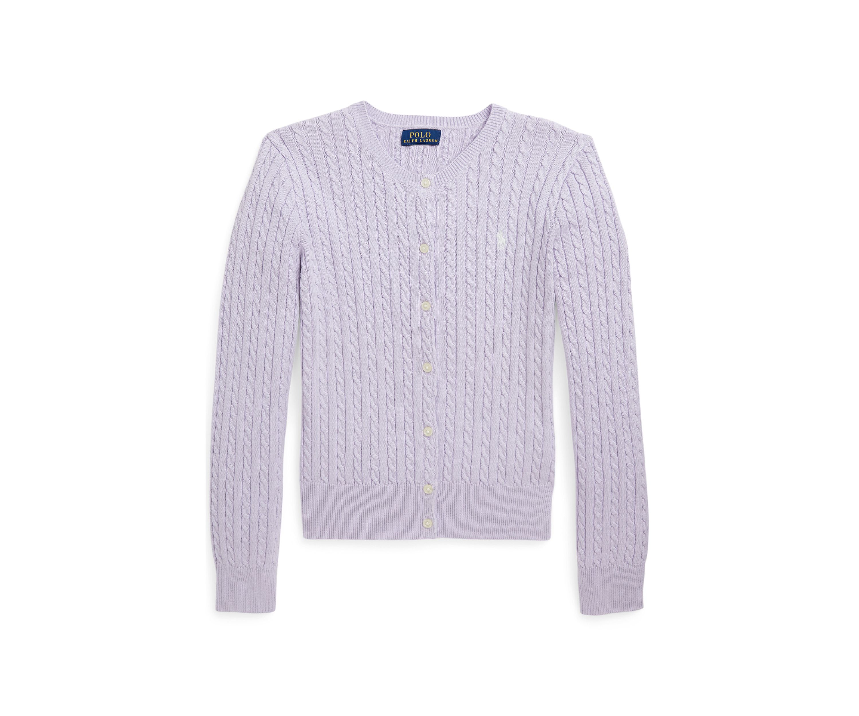 Girls 7-16 Mini Cable Cotton Cardigan