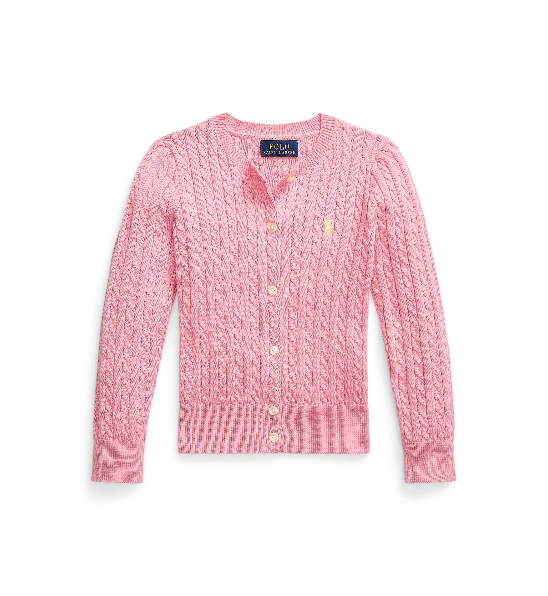 Girls 2-6x Mini-Cable Cotton Cardigan