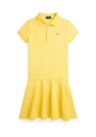 Girls 7-16 Stretch Mesh Polo Dress