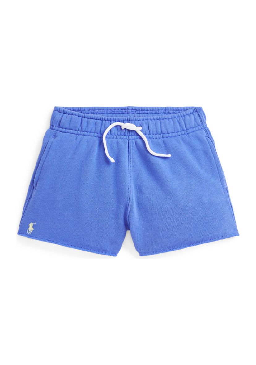 Girls 2-6x Raw Hem Terry Shorts
