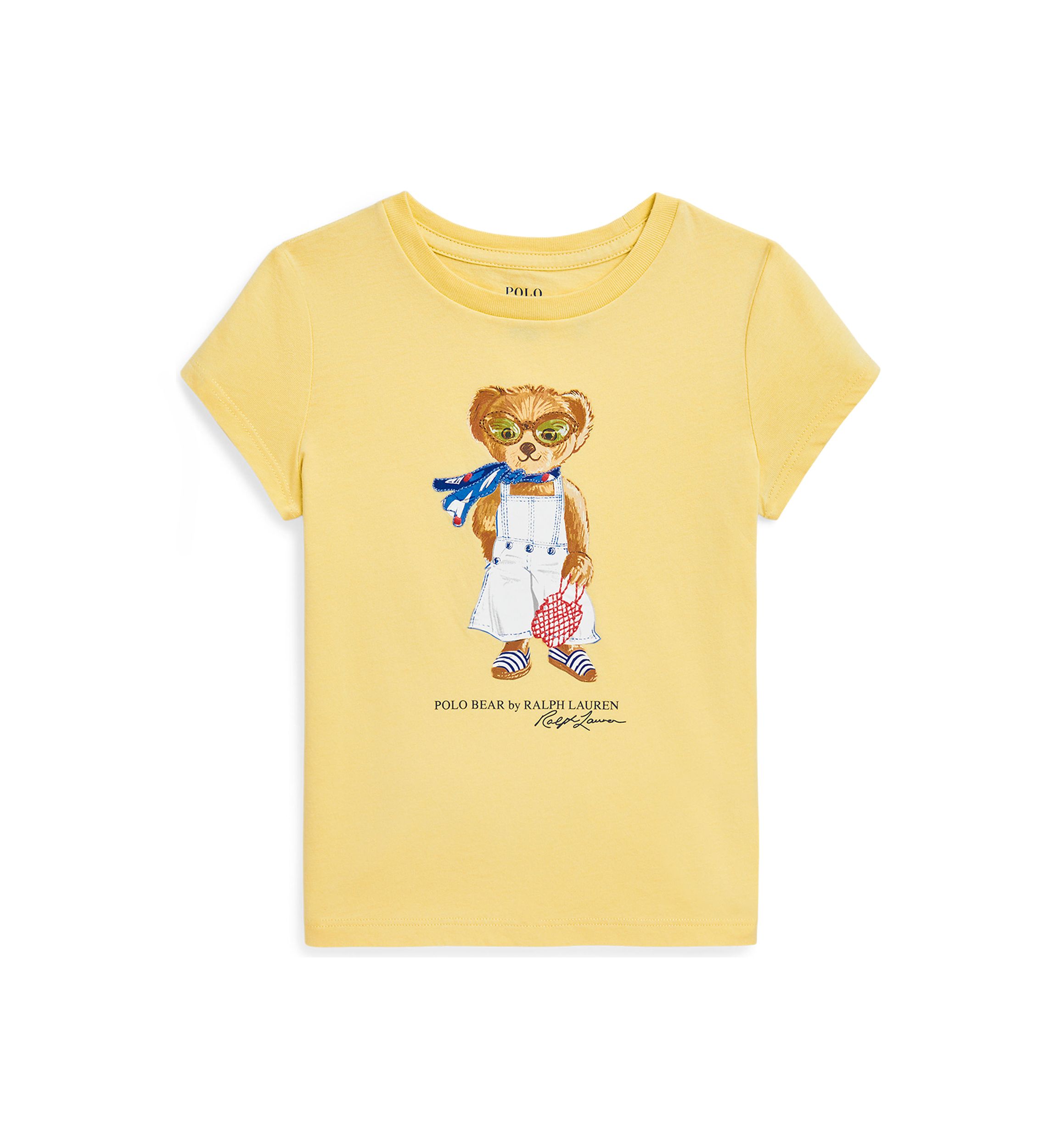 Girls 2-6x Polo Bear Cotton Jersey Graphic T-Shirt 