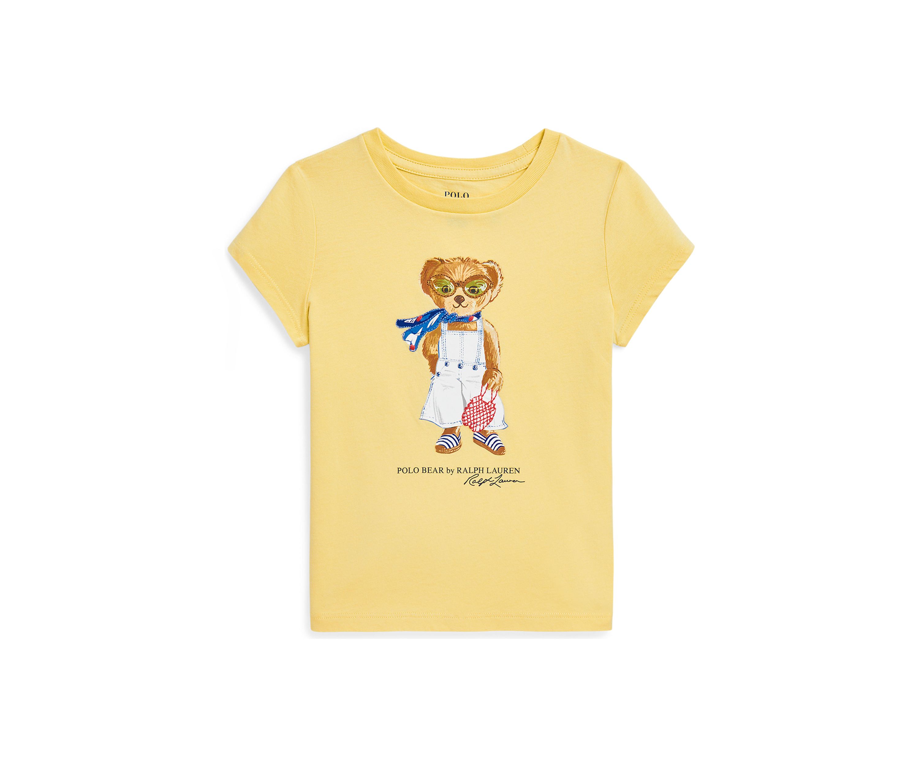Girls 2-6x Polo Bear Cotton Jersey Graphic T-Shirt 