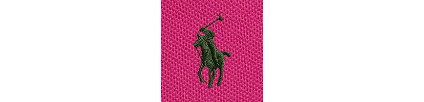 Girls 2-6x Big Pony Stretch Mesh Polo Shirt