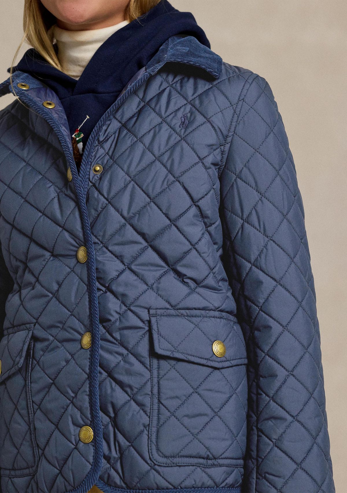 Girls 7-16 Quilted Water Repellent Barn Jacket