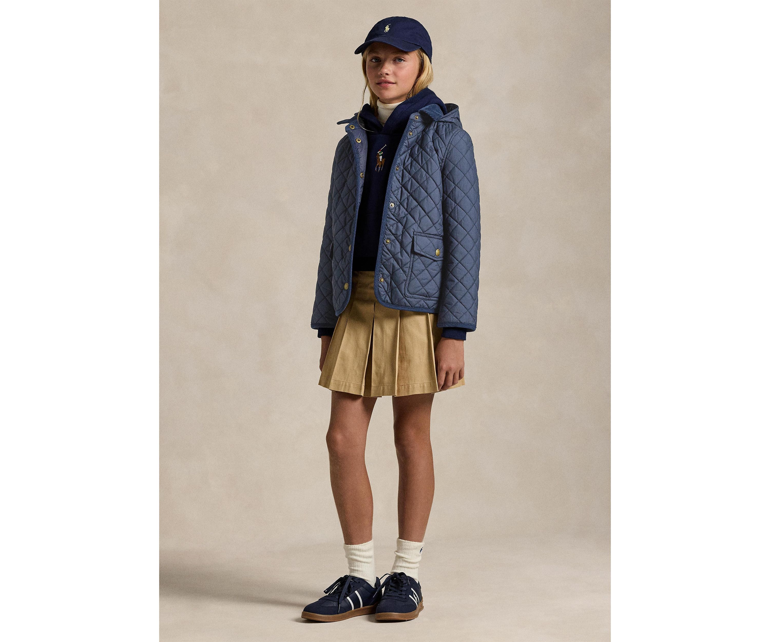 Girls 7-16 Quilted Water Repellent Barn Jacket