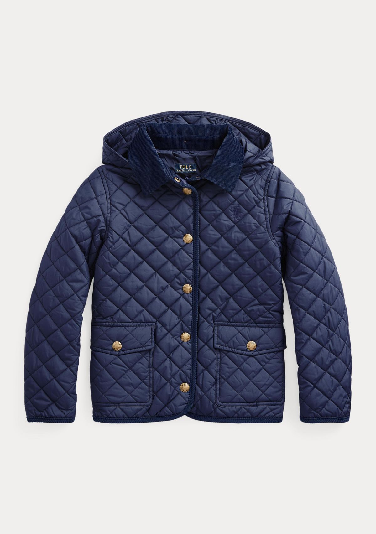 Girls 7-16 Quilted Water Repellent Barn Jacket